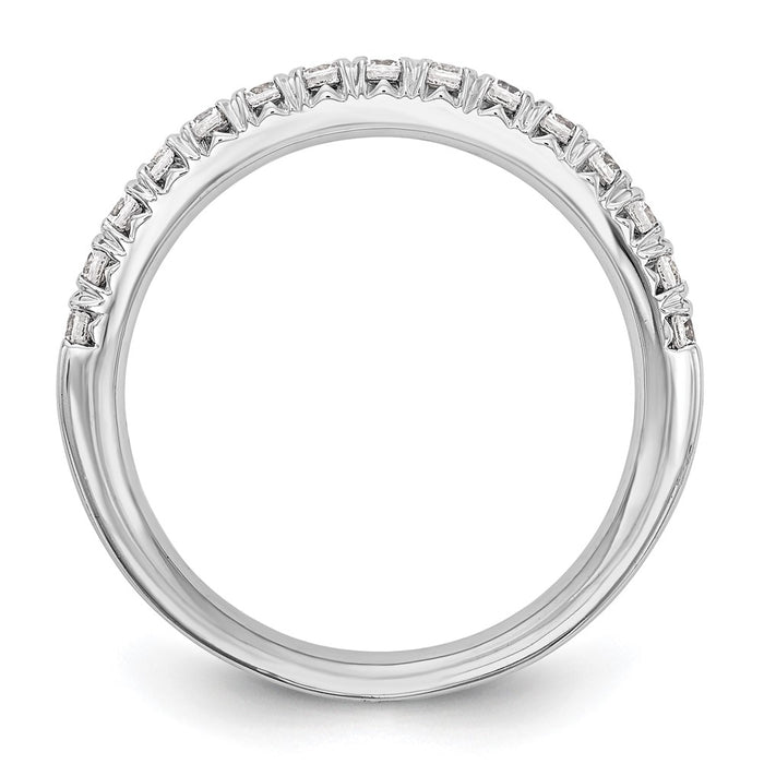 Exclusive 14K White Gold 3/8 Carat Diamond Eternity Band - Stylish Value!-2