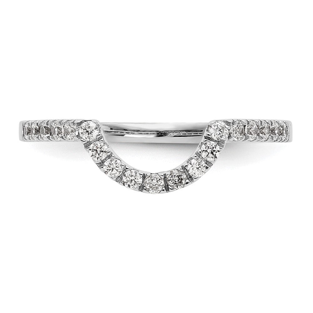 High-Quality 14K White Gold 1/5 Carat Diamond Wedding Band | Stylish & Affordable