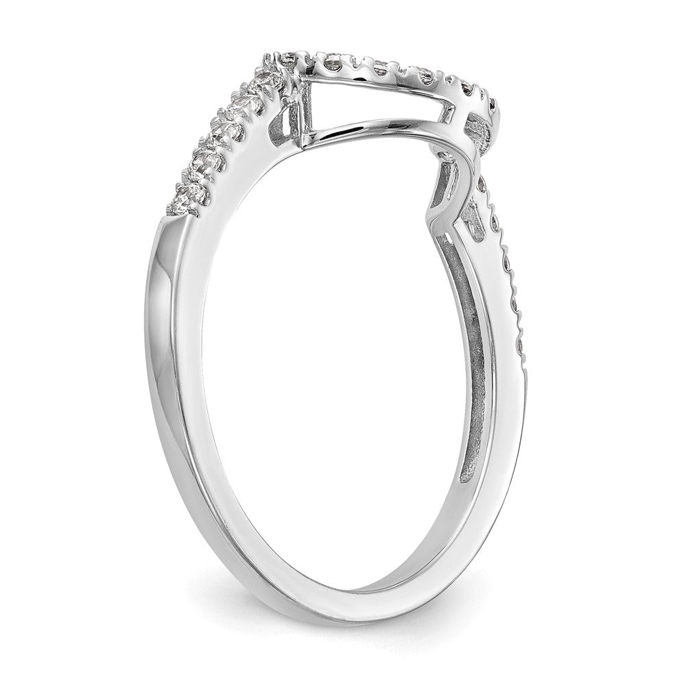 High-Quality 14K White Gold 1/5 Carat Diamond Wedding Band | Stylish & Affordable
