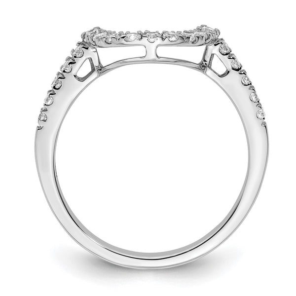 14K White Gold 1/4 Carat Diamond Wedding Band - Style GR1-1022602