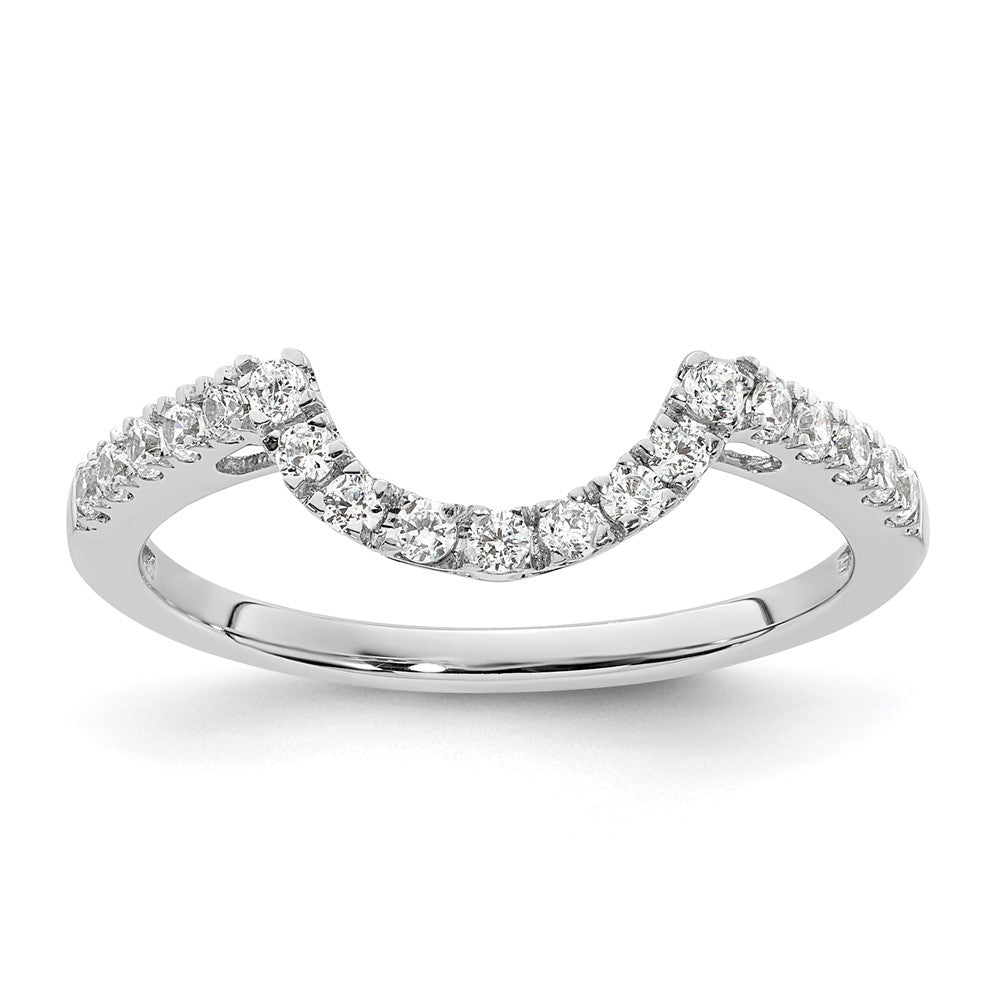 Buy Stylish 14K White Gold 1/4 Carat Diamond Wedding Band - Luxury Design