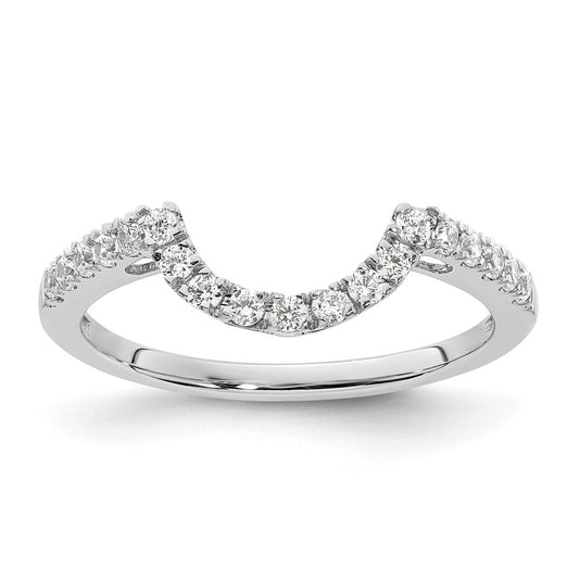 Buy Stylish 14K White Gold 1/4 Carat Diamond Wedding Band - Luxury Design
