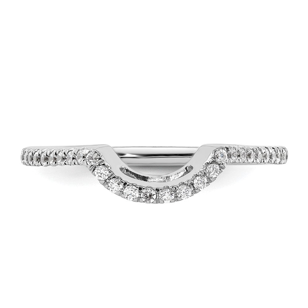 Buy Exclusive 14K White Gold Wedding Band with 1/5 Carat Diamonds - Stylish Value!