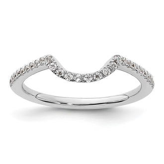 Buy Exclusive 14K White Gold Wedding Band with 1/5 Carat Diamonds - Stylish Value!