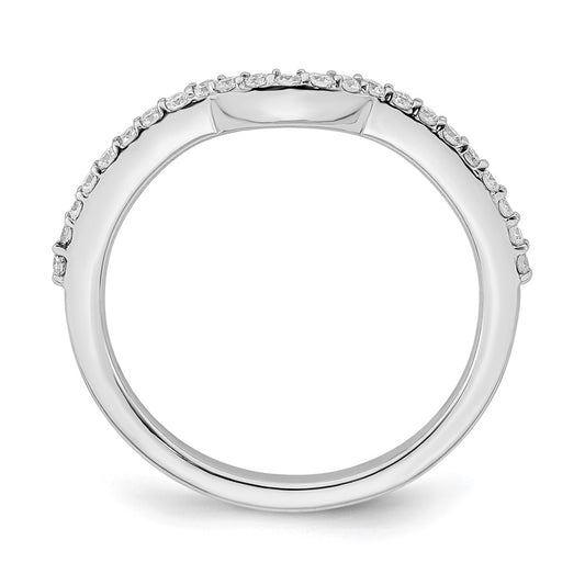 High-Quality 14K White Gold 1/4 Carat Diamond Wedding Band - Stylish Value!