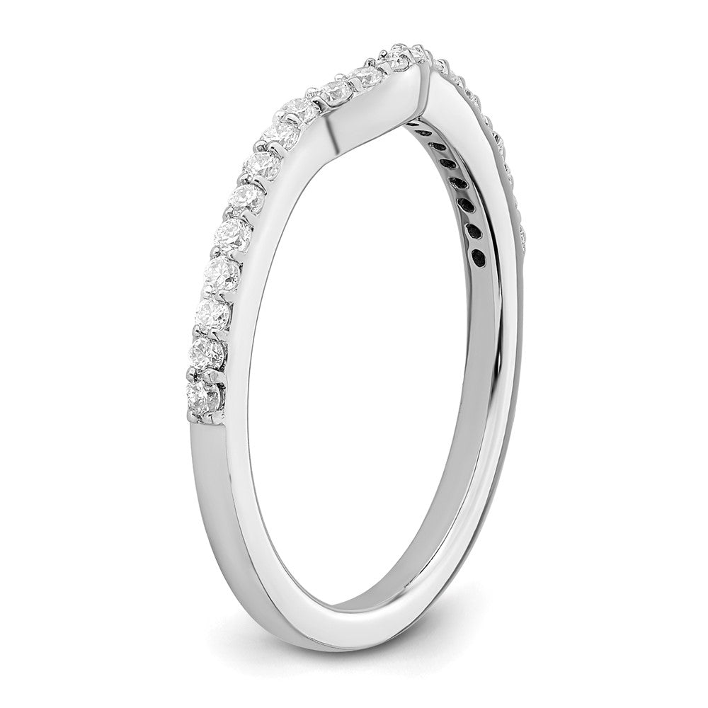 High-Quality 14K White Gold 1/4 Carat Diamond Wedding Band - Stylish Value!