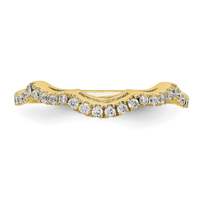 Exclusive 14K Yellow Gold Diamond Engagement Ring - Luxury Design, Beautiful Value-4