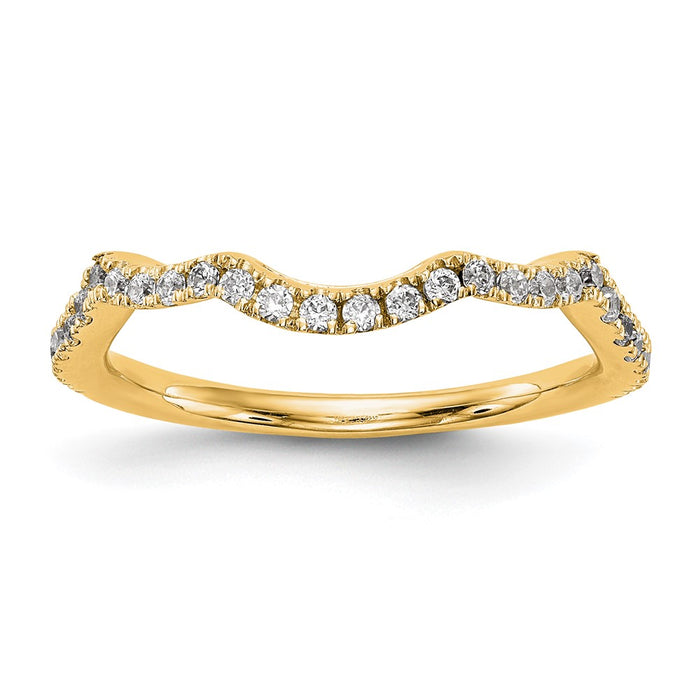 Exclusive 14K Yellow Gold Diamond Engagement Ring - Luxury Design, Beautiful Value-1