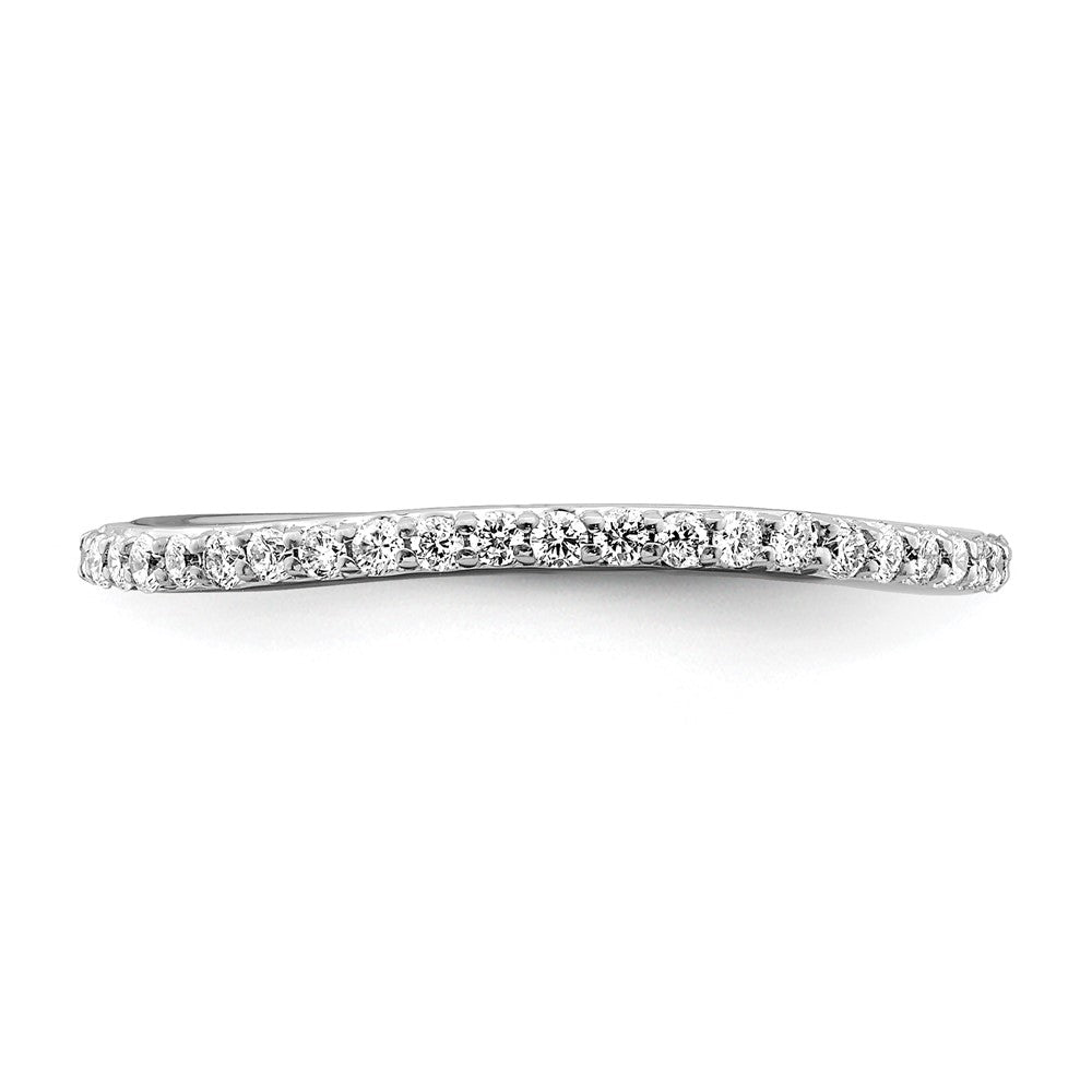 Buy Stylish 14K White Gold 1/4 Carat Diamond Wedding Band - High-Quality Value