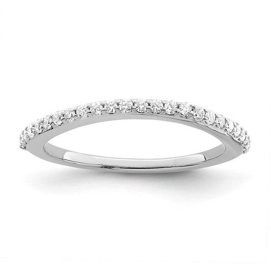 Buy Stylish 14K White Gold 1/4 Carat Diamond Wedding Band - High-Quality Value