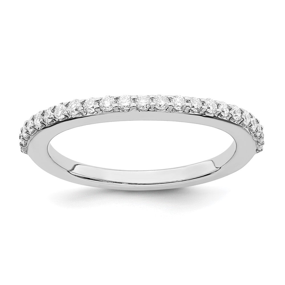 Buy Stylish 14K White Gold Wedding Band with 1/3 Carat Diamond, Value Deal!