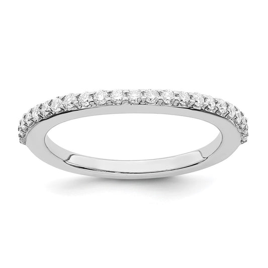 Buy Stylish 14K White Gold Wedding Band with 1/3 Carat Diamond, Value Deal!