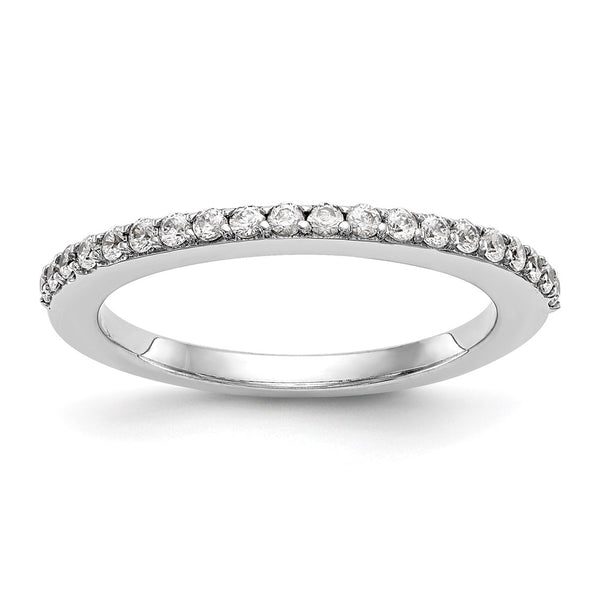 14K White Gold 1/4 Carat Diamond Eternity Wedding Band - Style GR1-1035402