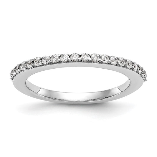 Buy Stylish 14K White Gold 1/4 Carat Diamond Eternity Wedding Band - Luxury Value