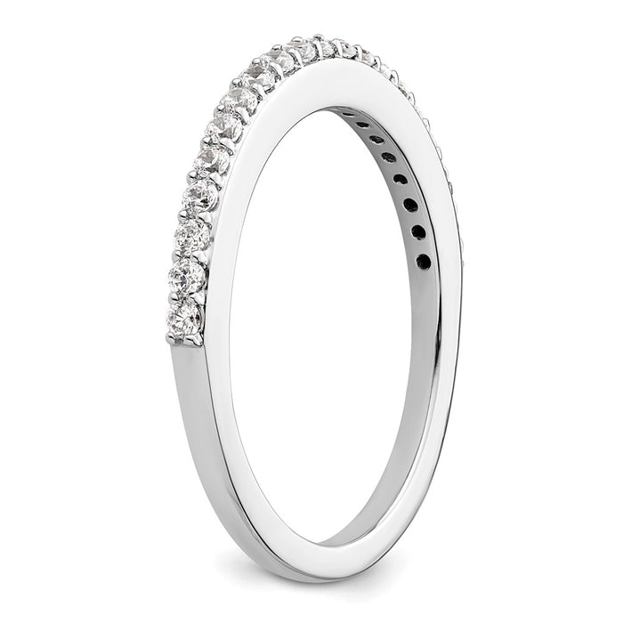 Buy Exclusive 14K White Gold 1/3 Carat Diamond Wedding Band Set - Affordable Luxury-6