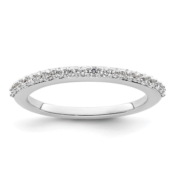 14K White Gold 1/3 Carat Diamond Wedding Band Set - Style GR1-1022678