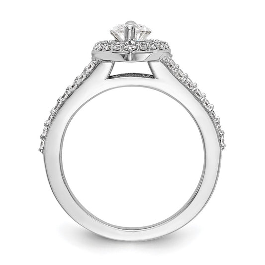 Buy Exclusive 14K White Gold Semi-Mount Engagement Ring for 1 Carat Stone