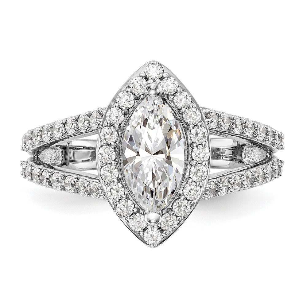 Buy Exclusive 14K White Gold Semi-Mount Engagement Ring for 1 Carat Stone