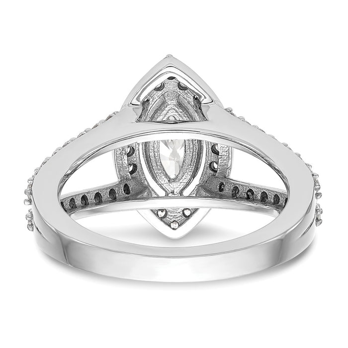 Buy Exclusive 14K White Gold Semi-Mount Engagement Ring for 1 Carat Stone-5