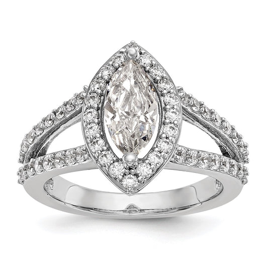 Buy Exclusive 14K White Gold Semi-Mount Engagement Ring for 1 Carat Stone
