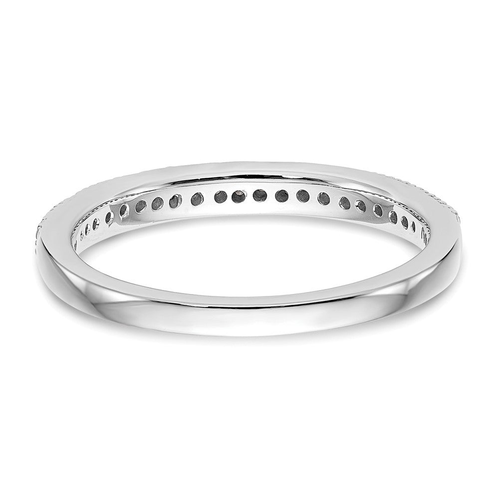 High-Quality 14K White Gold Wedding Band Set - 1/8 Carat Diamond, Stylish Value
