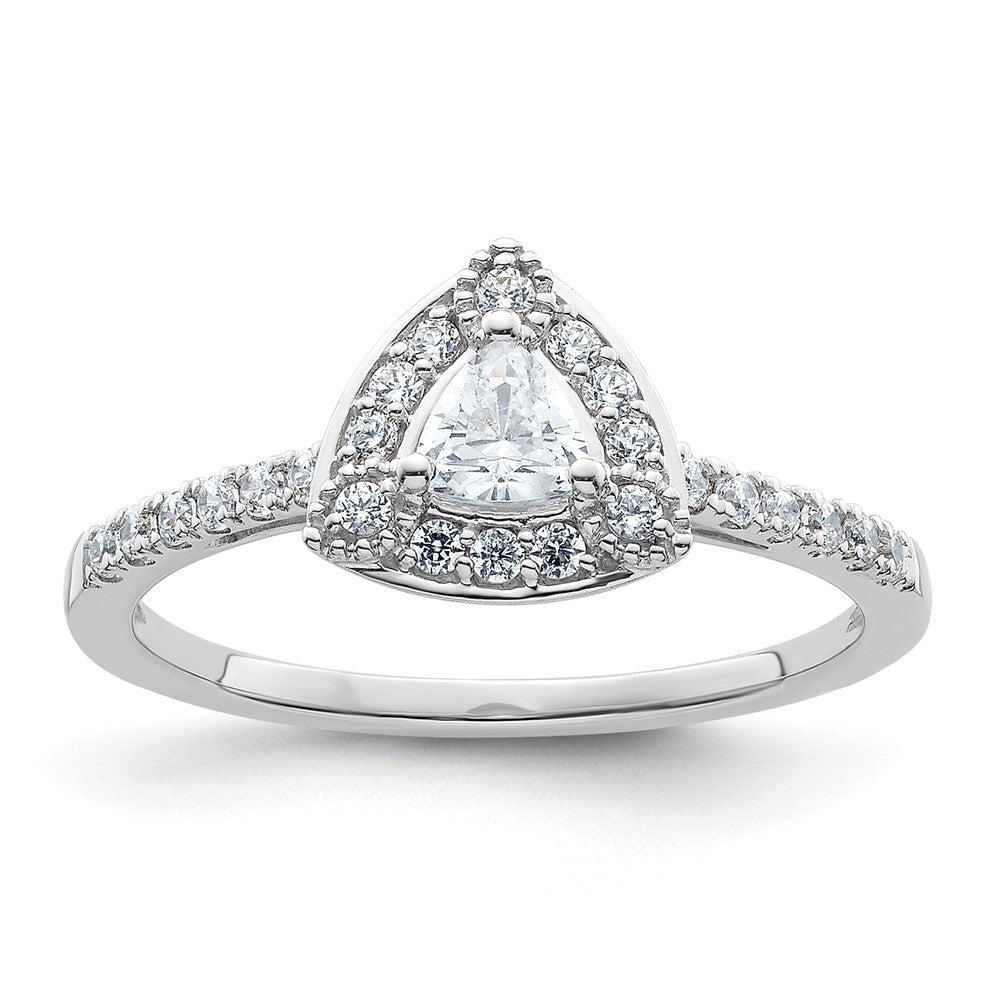 Buy Exclusive 14K White Gold Halo Engagement Ring for 1/4 Carat Stone