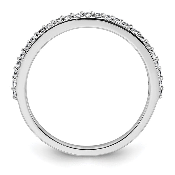 14K White Gold Wedding Band Set with 1/4 Carat Diamonds - Style GR1-1022696