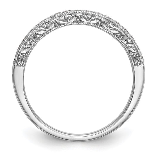 Buy 14K White Gold 1/5 Carat Diamond Eternity Wedding Band - Stylish Value!