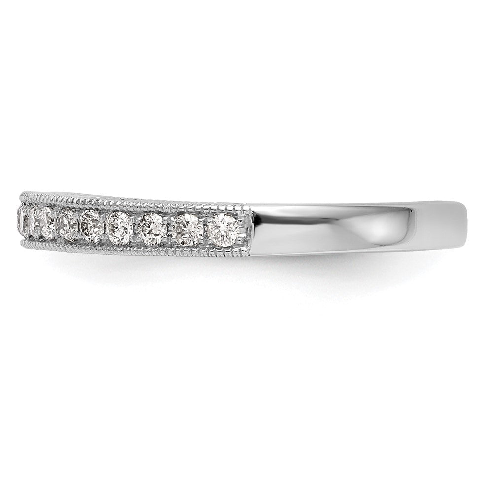 Buy 14K White Gold 1/5 Carat Diamond Eternity Wedding Band - Stylish Value!