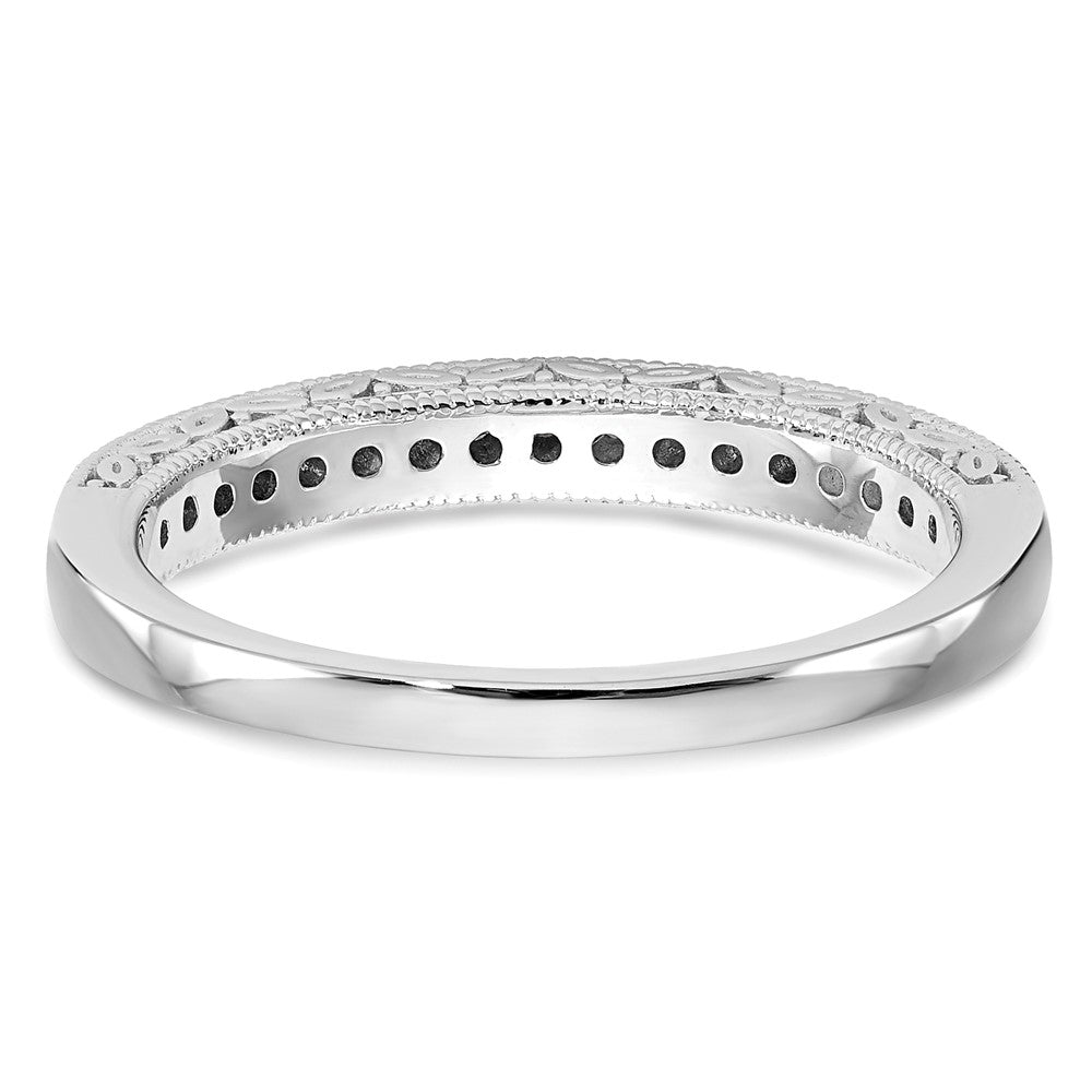 Buy 14K White Gold 1/5 Carat Diamond Eternity Wedding Band - Stylish Value!
