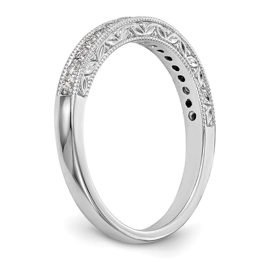 Buy 14K White Gold 1/5 Carat Diamond Eternity Wedding Band - Stylish Value!