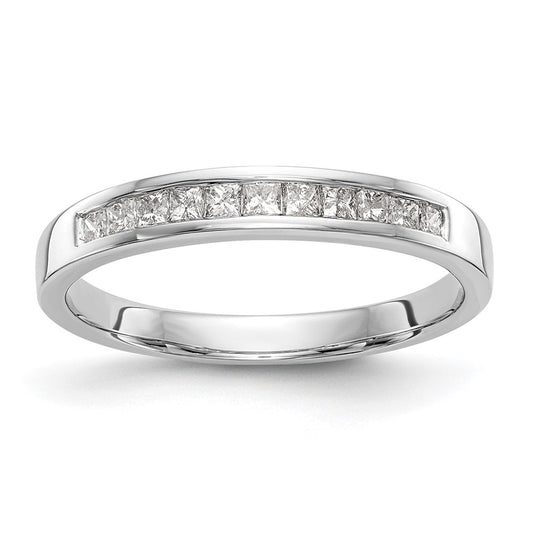 Buy Stylish 14K White Gold Wedding Band with 1/3 Carat Diamonds - Luxury Value!