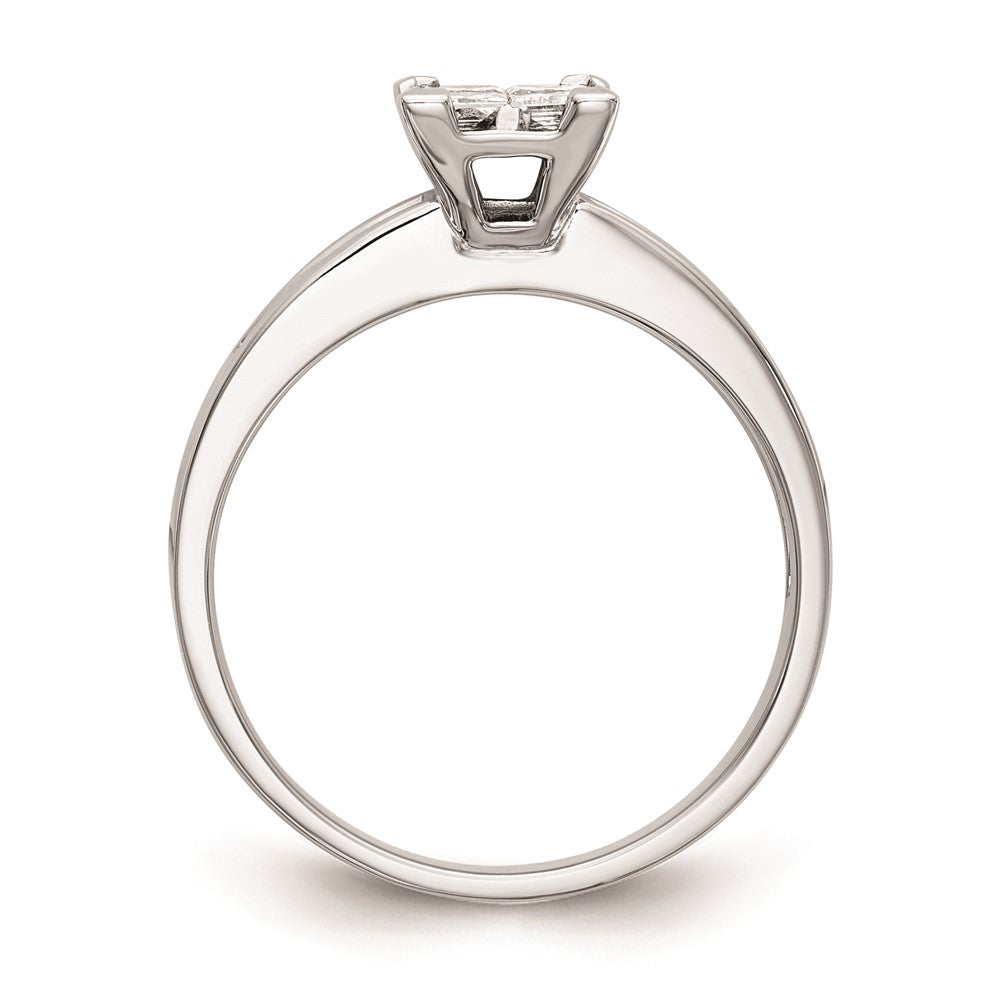 Buy Stylish 14K White Gold Princess Diamond Engagement Ring, 3/4 Carat
