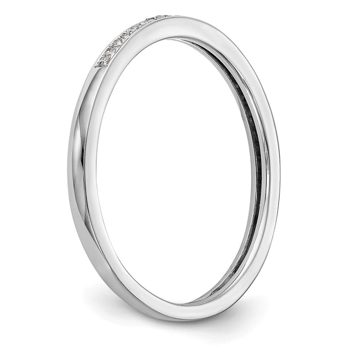 Buy Exclusive 14K White Gold Diamond Wedding Band Set - 1/6 Carat, Stylish Value-6