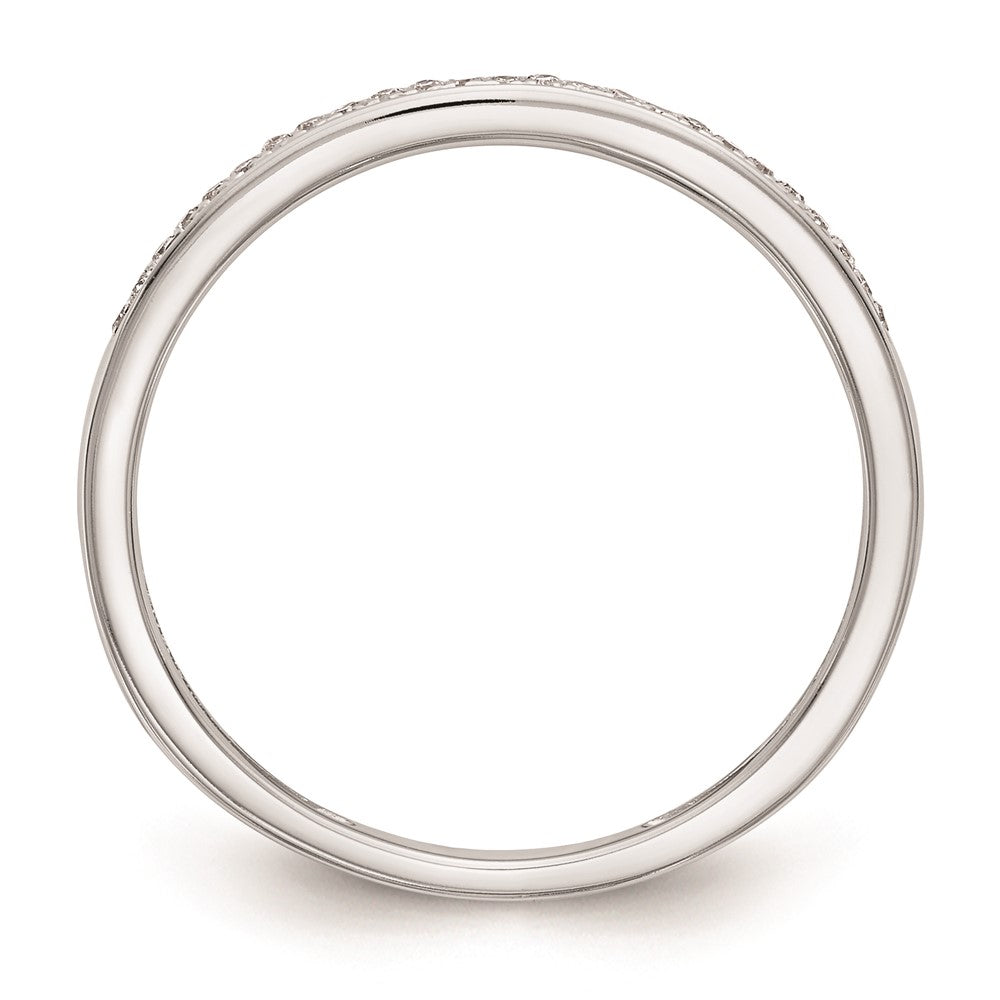 Buy Stylish 10K White Gold Diamond Wedding Band Set - 1/6 Carat Total Weight