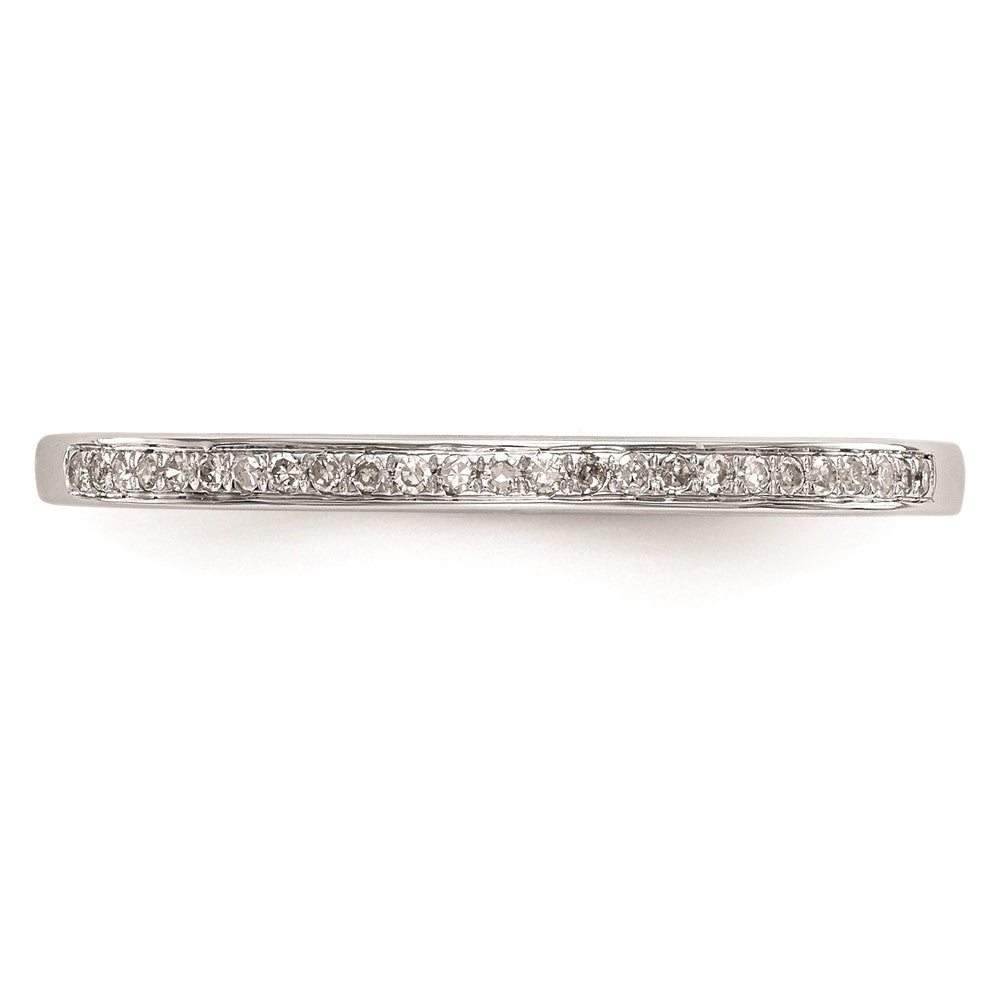 Buy Stylish 10K White Gold Diamond Wedding Band Set - 1/6 Carat Total Weight