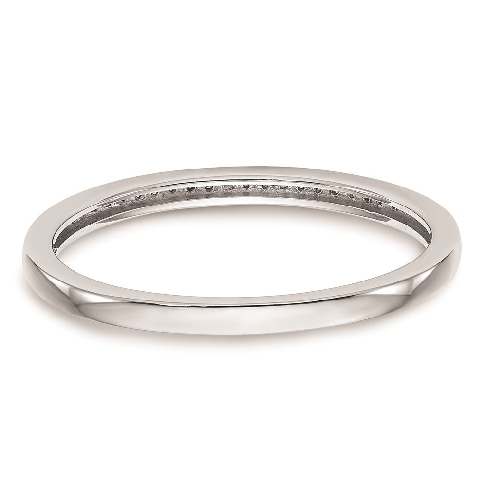 Buy Stylish 10K White Gold Diamond Wedding Band Set - 1/6 Carat Total Weight