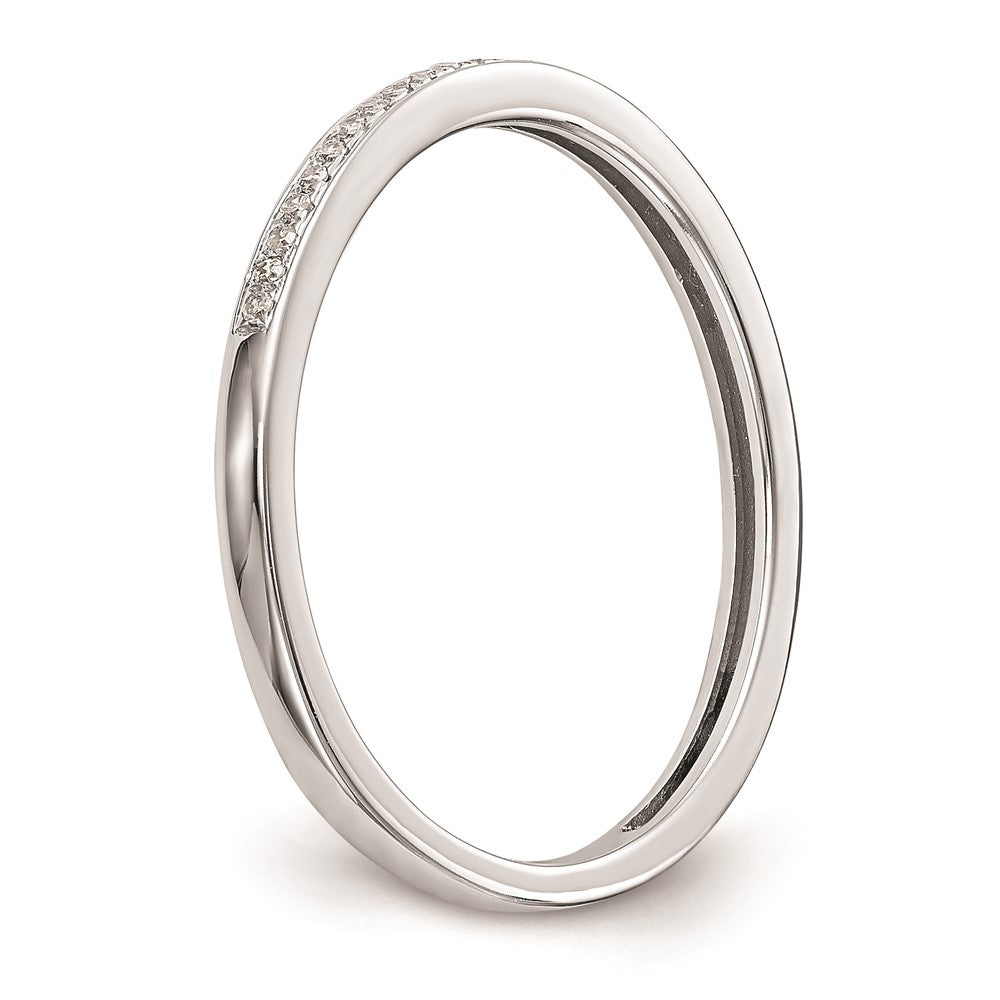 Buy Stylish 10K White Gold Diamond Wedding Band Set - 1/6 Carat Total Weight