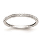 Buy Stylish 10K White Gold Diamond Wedding Band Set - 1/6 Carat Total Weight-1
