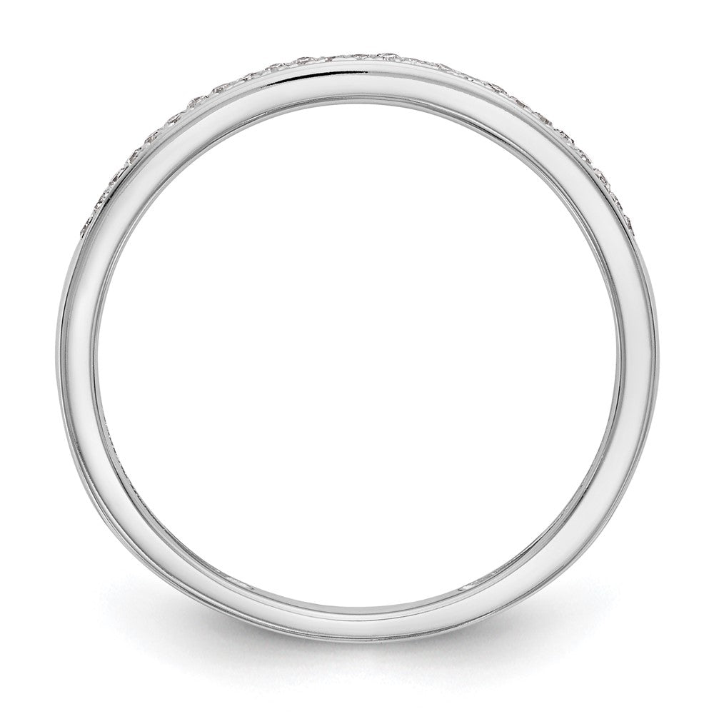 Buy Stylish 14K White Gold Diamond Wedding Band Set - 1/6 Carat Total Weight