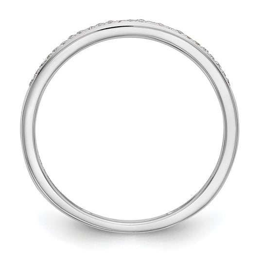 Buy Stylish 14K White Gold Diamond Wedding Band Set - 1/6 Carat Total Weight