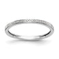 Buy Stylish 14K White Gold Diamond Wedding Band Set - 1/6 Carat Total Weight-1