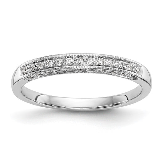 Buy 14K White Gold 1/6 Carat Diamond Wedding Band Set - Stylish & Affordable!