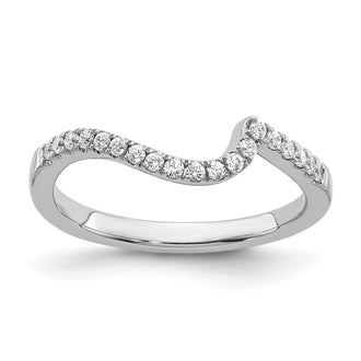 Buy Exclusive 14K White Gold Diamond Wedding Band | 1/5 Carat & Stylish Design