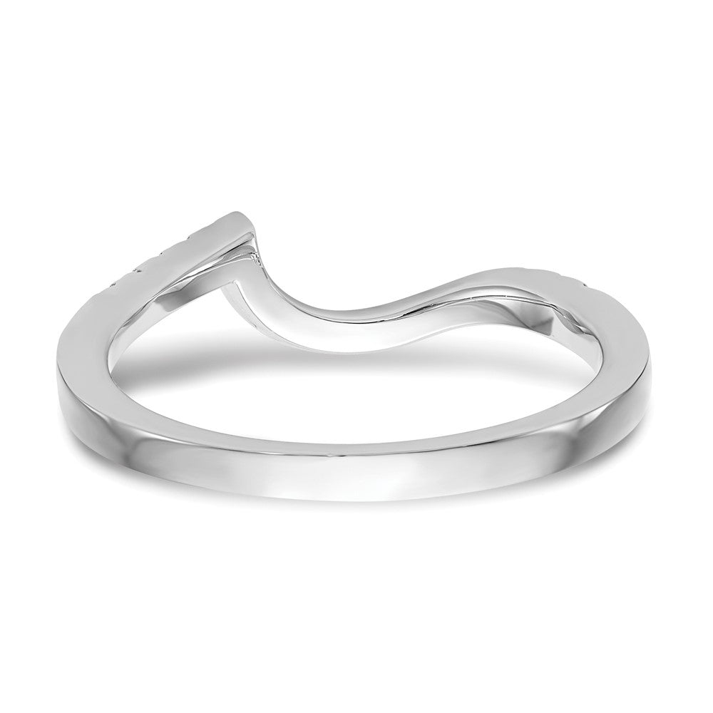 Exclusive 14K White Gold 1/5 Carat Diamond Wedding Band - Stylish Value Offer!
