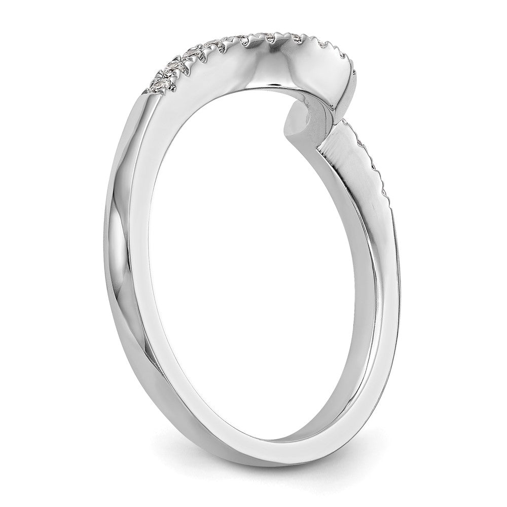 Exclusive 14K White Gold 1/5 Carat Diamond Wedding Band - Stylish Value Offer!