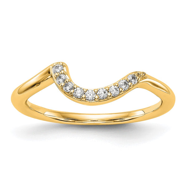 14K Gold Diamond Wedding Ring - Style GR1-1035467