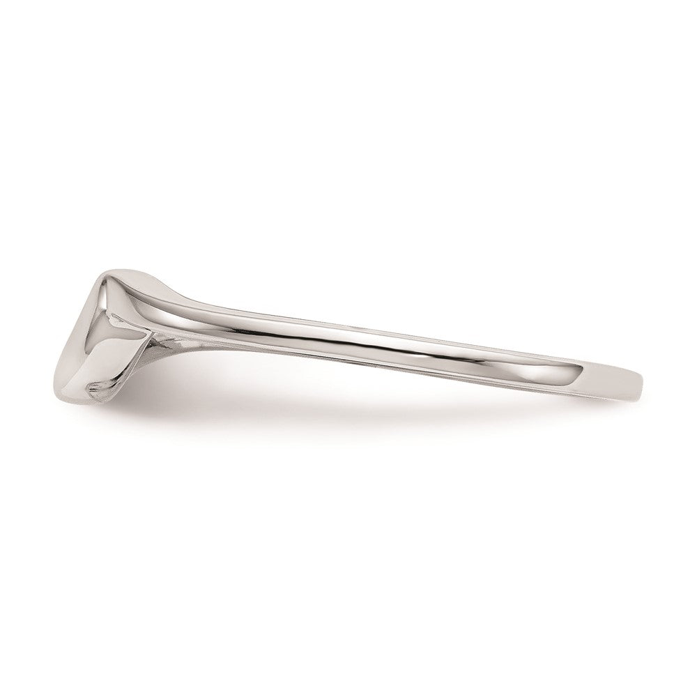 High-Quality 14K White Gold Sleek Contoured Wedding Ring | Affordable Luxury