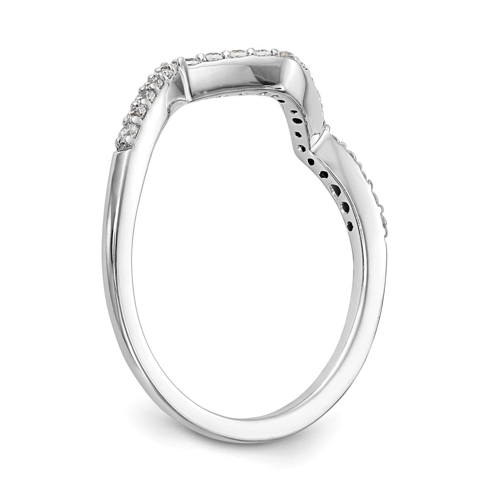 Exclusive 14K White Gold 1/6 Carat Diamond Wedding Band - Affordable Luxury