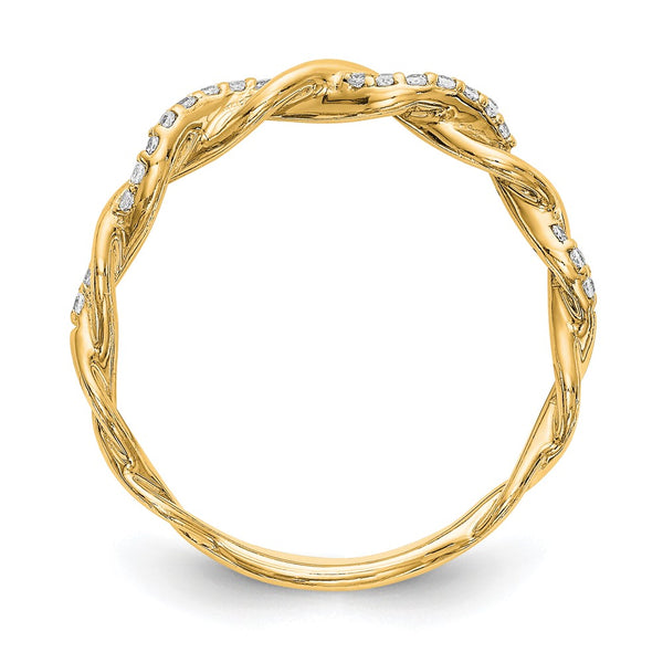 14K Yellow Gold Diamond Engagement Ring - Style GR1-1035142